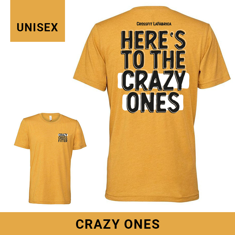 Imagen modelos de camiseta Crazy ones unisex